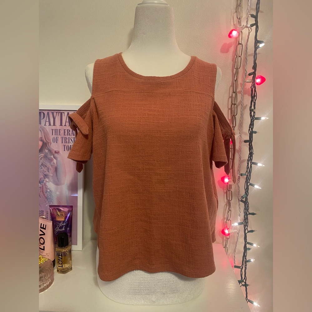 Madewell Cold-Shoulder Textured Tunic